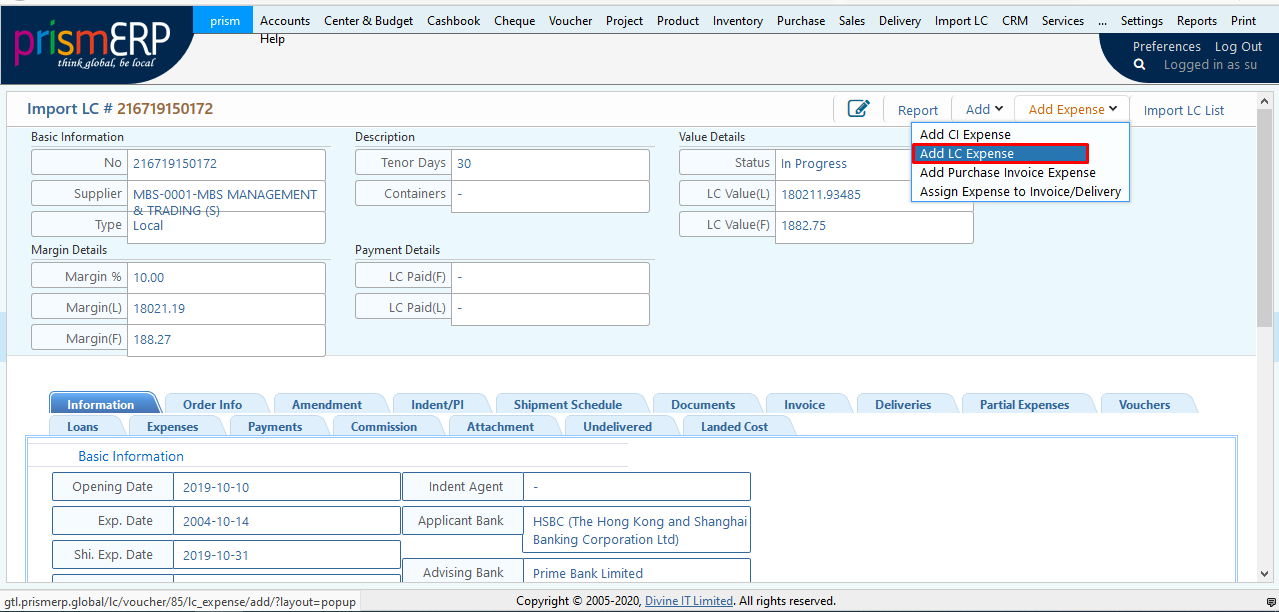 installation and setup of budget module